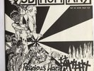 Subhumans Religious Wars EP 7 Inch Vinyl 45  Orig 1982  Release Exc