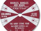 Rare 1958 KIRBY STONE FOUR Pop Vocal 78 RPM Record. Baubles, Bangles and Beads