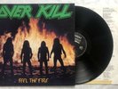 OVERKILL - FEEL THE FIRE (1985) - LP - 1ST PRESS - EX+