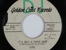 Northern Soul Popcorn 45 GINO It's Only A Paper Moon GOLDEN CREST HEAR