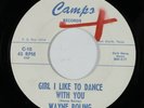 Northern Soul 45 WAYNE BOLING Girl I Like To Dance With You CAMPO VG+ HEAR