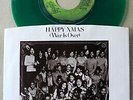 JOHN LENNON - Happy Xmas (War Is Over) GREEN VINYL '71 Apple 45 & PS Beatles NM