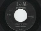'57 W Coast R&B/DooWop NUNNIE MOORE/PEACOCKS Bouquet Of Roses'Tweet L&M HEAR