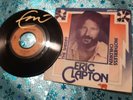 ERIC CLAPTON autograph vinyl 7' I SHOT THE SHERIFF signed live concert collector