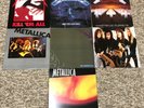METALLICA KILL 'EM ALL RIDE THE LIGHTNING UNFORGIVEN HEAVY METAL 6X VINYL LP LOT
