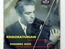LXT 5259 – RUGGIERO RICCI – KHACHATURIAN violin concerto DECCA LP EX+
