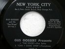GUS GOSSERT Presents 45 EP NEAR MINT on New York City doo wop Five Satins mc63