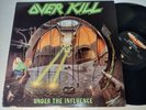 Over Kill Under The Influence lp 80s hair metal hard rock leather wild Megaforce