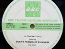 DEXY'S MIDNIGHT RUNNERS IN CONCERT UK BBC TRANSCRIPTION SERVICE LP SHEETS MINT