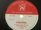 4 discs RARE CZECH BESEDA American relief Victor King 78 rpm