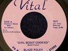 Blaze Foley  ‎Oval Room 7” Vital Records 45 Outlaw Country Girl Scout Cookies NM