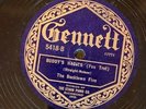Gennett 5418 Bucktown Five BUDDY'S HABITS  1924 78 rpm JAZZ EE+  hot