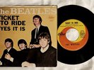 The Beatles TICKET TO RIDE / YES IT IS 1965 ORIGINAL SINGLE & PICTURE SLEEVE