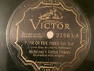 JAZZ MCKINNEY'S COTTON PICKERS Four Or Five Times / CLIFFORD HAYES VICTOR 21583