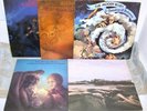 THE MOODY BLUES Five Original Deram/Threshold LP's Prog/Psych+Inserts NICE LOT