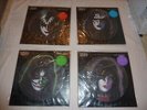 ► 4 x PICTURE DISC // KISS - Gene Simmons, Ace Frehley, Peter Criss, Paul Stan ◄