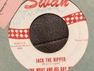 Link Wray & Ray Men Jack The Ripper & Black Widow Swan White Promo Label 45 VG