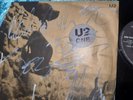 U2 autograph vinyl 7' ONE signed live BONO * EDGE * ADAM * LARRY collectors rare