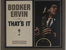BOOKER ERVIN: That’s It US ’61 Candid DG OG DJ Jazz LP Vinyl Horace Parlan HEAR
