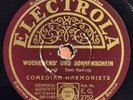 Wochenend Und Sonnenschein Comedian Harmonists Schellackplatte 78rpm N78