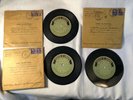 VOICE O GRAPH RECORDS (5)ORIGINAL MAILING ENVELOPES STAMPED &POSTMARKED 1952