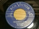 ELVIS PRESLEY- Heartbreak Hotel/ I Was The One. Blue Label Canada.