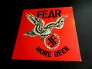 FEAR - MORE BEER - RESTLESS RECORDS VINYL RARE VG 1985 LP 72039-1 ORIGINAL PUNK