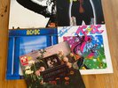 5x HARD ROCK heavy Metal LP Vinyl AC/DC first press   LED ZEPPELIN Steppenwolf