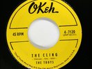 TROYS Doo Wop 45rpm The Cling b/w Ding-A-Ling-A-Ling HEAR