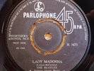 The Beatles Lady Madonna Vinyl 7