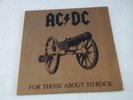 AC/DC FOR THOSE ABOUT TO ROCK WE SALUTE YOU VINYL RECORD LP 12
