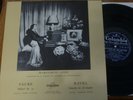 MARGURITE LONG - CLUYTENS - TZIPINE / FAURE -  RAVEL  / COLUMBIA FCX 189