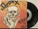 The Skeptics - Return To Hell 7” EP 1983 Zenon Records – SKEP 003 VG+/VG+ UK