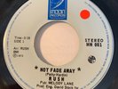 70's ROCK Rush NOT FADE AWAY Moon 45  ORIGINAL VG+ debut release