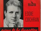 EDDIE COCHRAN Never to be forgotten Liberty LEP 2052 UK EP 1962 red sleeve