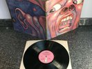 LP KING CRIMSON IN THE COURT OF THE CRIMSON KING PINK LABEL UK 1ST PRESS VG+/EX
