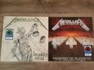 METALLICA  Master of Puppets ORANGE exclusive vinyl LP AND JUSTICE FOR ALL GREEN
