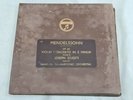Mendelssohn Violin Concerto In E Minor Joseph Szigeti Thomas Beecham 4 disc 78s