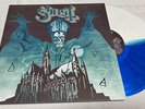 Ghost Opus Eponymous Blue White Split Vinyl Signed LP Autographed Papa Emeritus