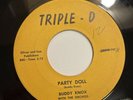 BUDDY KNOX   PARTY DOLL TRIPLE D RECORDS   JIM BOWEN   RARE ORIG. ROCKABILLY 45