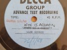 Warm Sounds Nite Is A Coming Original 1968 Uk Decca Acetate (Deram dm174 psych)