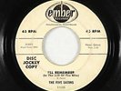 Doo-Wop 45 - Five Satins - I'll Remember (In The Still) - Ember - mp3 - promo