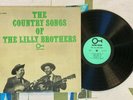 The Country Songs of The Lilly Brothers LP Bluegrass 1964 M-/VG++