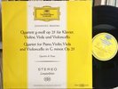 BRAHMS Piano Quartet Op 25 QUARTETTO DI ROMA DGG STEREO ED1 1960 SLPM 138 014 NM