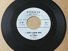 The Hi-Tones 1961 WHITE DOO WOP 45 I Don't Know Why / No More Pain FONSCO HEAR