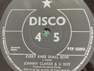 JOHNNY CLARKE & U ROY Every Knee Shall Bow STAR PTP1009 Roots Reggae 12” EX