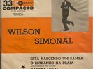 RARE BOSSA JAZZ SAMBA  7 INCH WILSON SIMONAL FIRST EP OG BRAZIL ODEON 1963