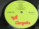 Jethro Tull A PASSION PLAY 1973 UK LP 1st Press Green chrysalis A4/B4 EX+ AUDIO