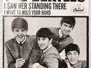Beatles PS & 45 I Want to Hold Your Hand/I Saw Her Standing There LA 1st Day Iss