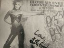 Lita Ford And Ozzy Close My Eyes Forever Autographed 45